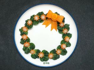 🎅圣诞果蔬花环的做法 步骤2