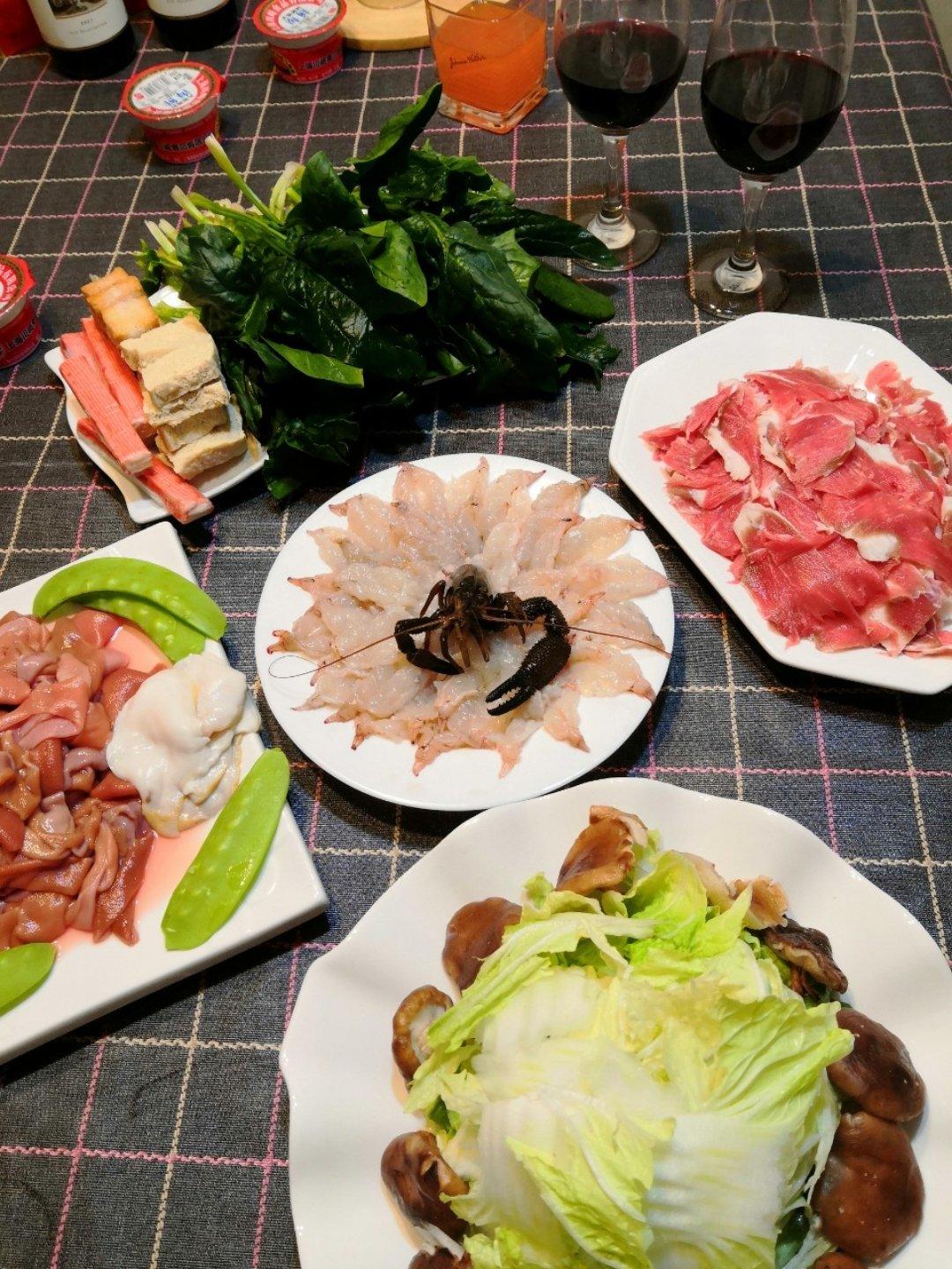涮火锅喽！