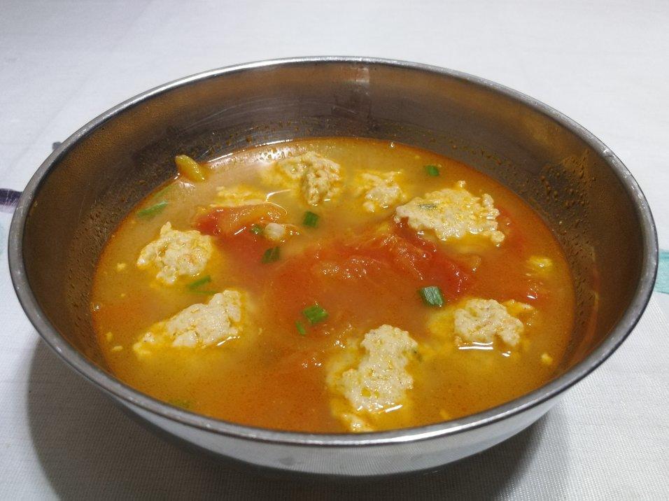 番茄肉丸子汤