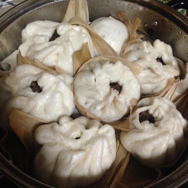 笋干酱肉包的做法