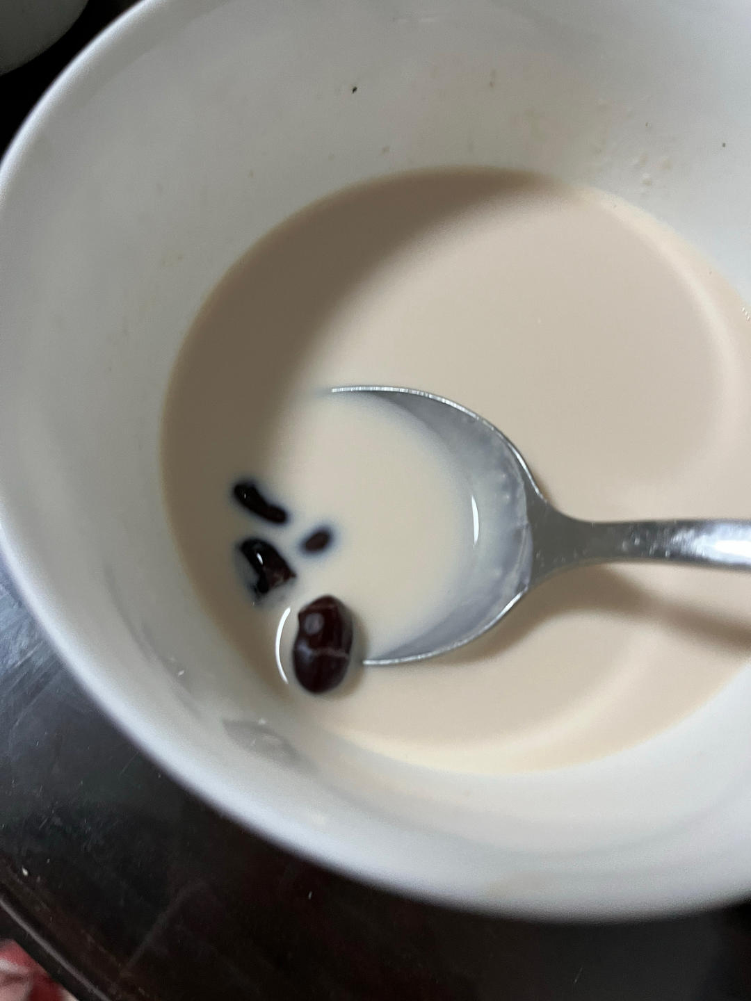 超简单的红豆奶茶