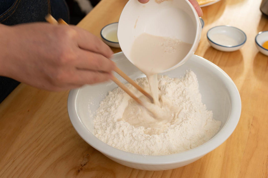 纯奶手撕吐司的做法 步骤1