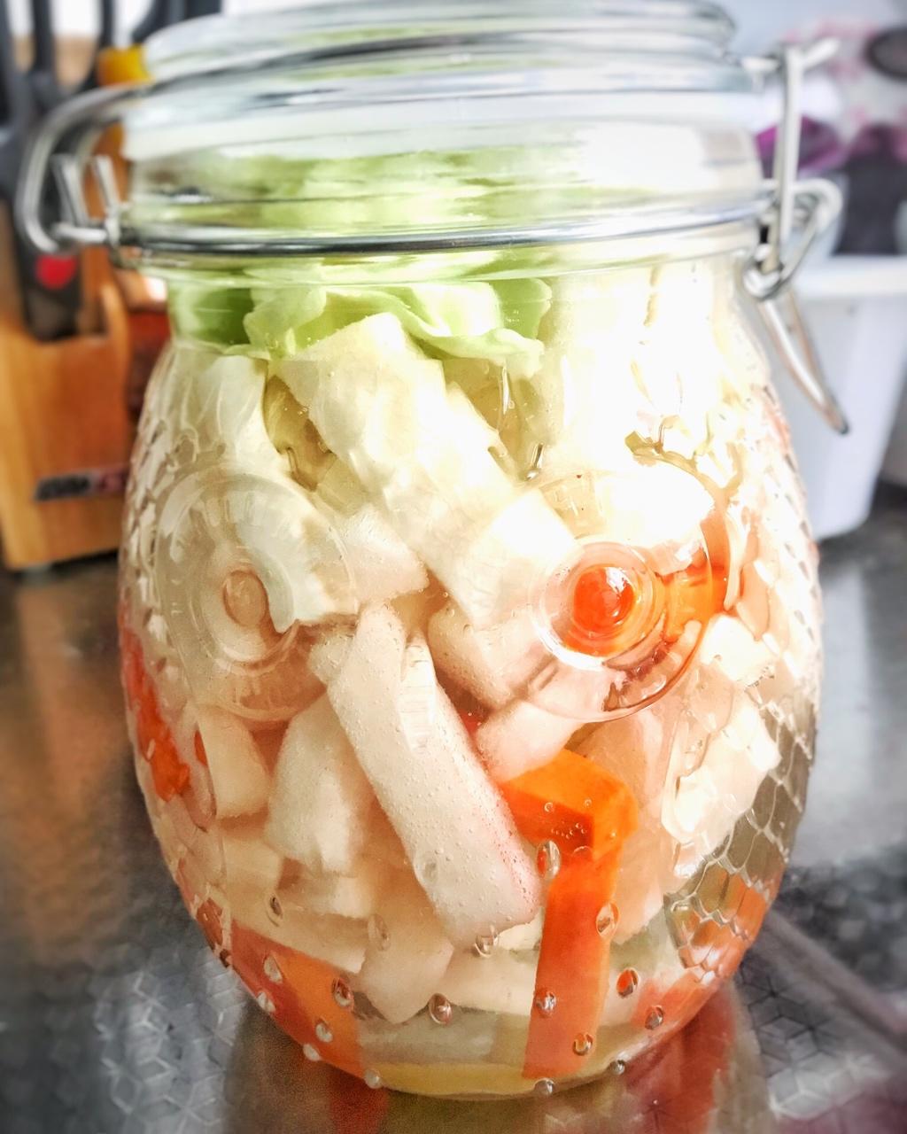 用玻璃瓶做四川泡菜