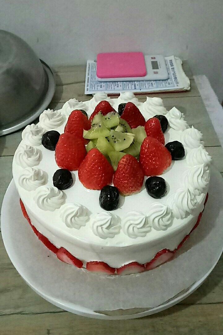 各种简易式水果蛋糕装饰