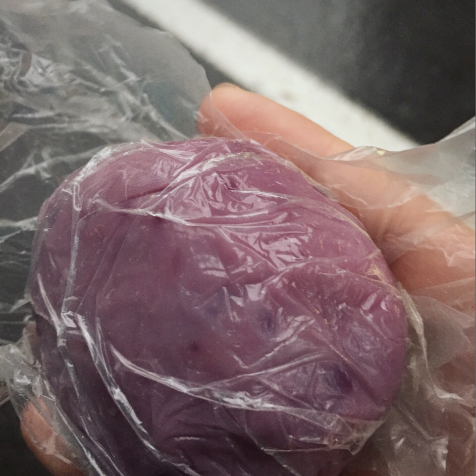 网红杏花楼紫薯大福