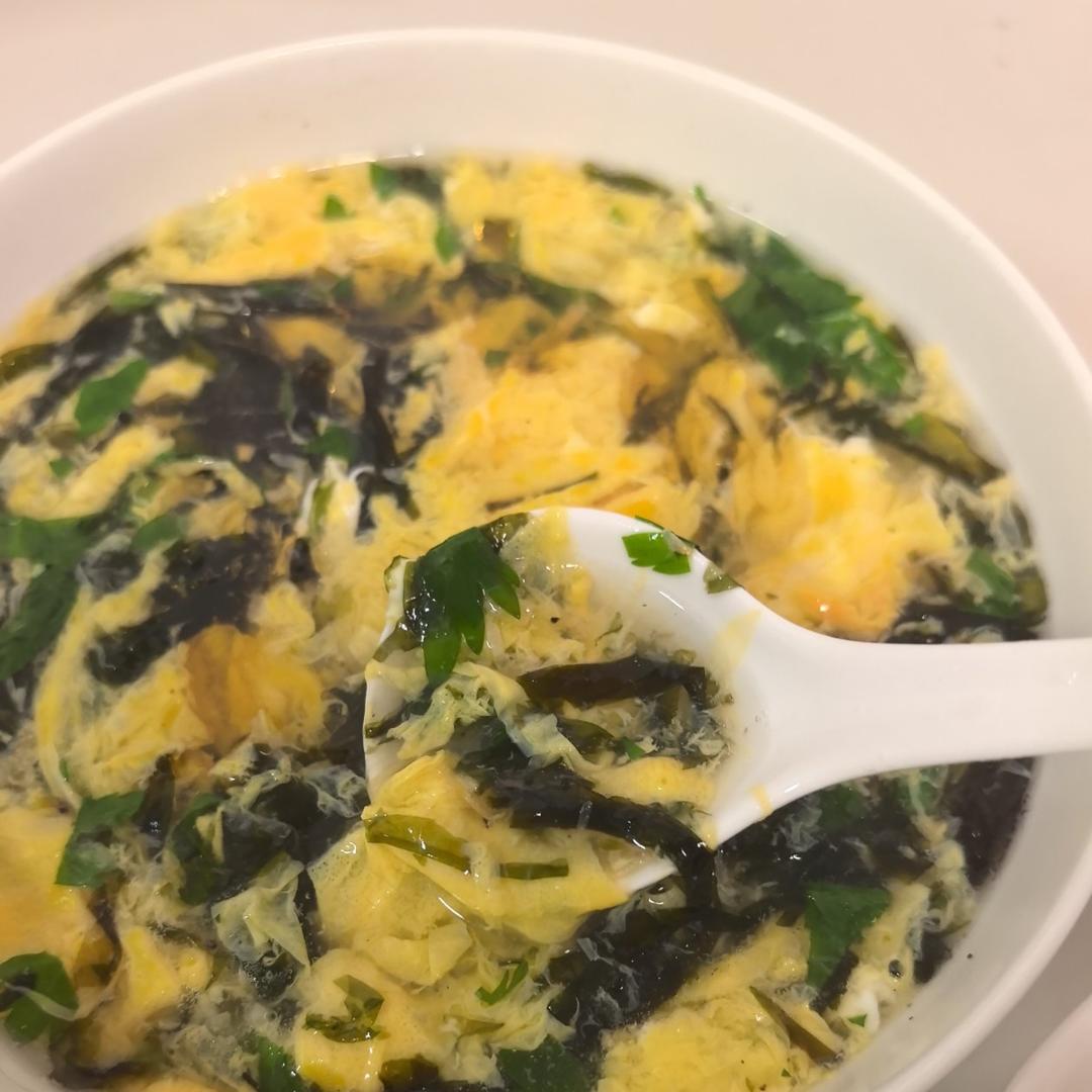 最鲜美好喝的「紫菜蛋花汤」