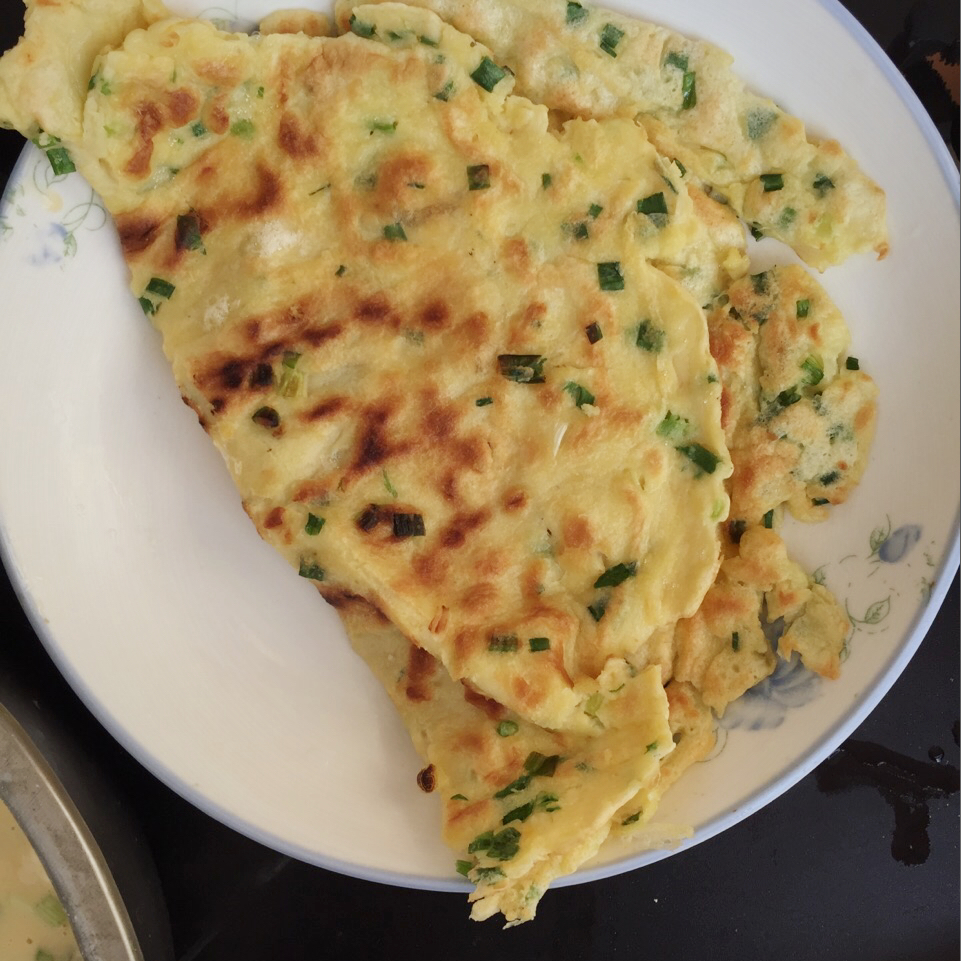 香葱鸡蛋饼