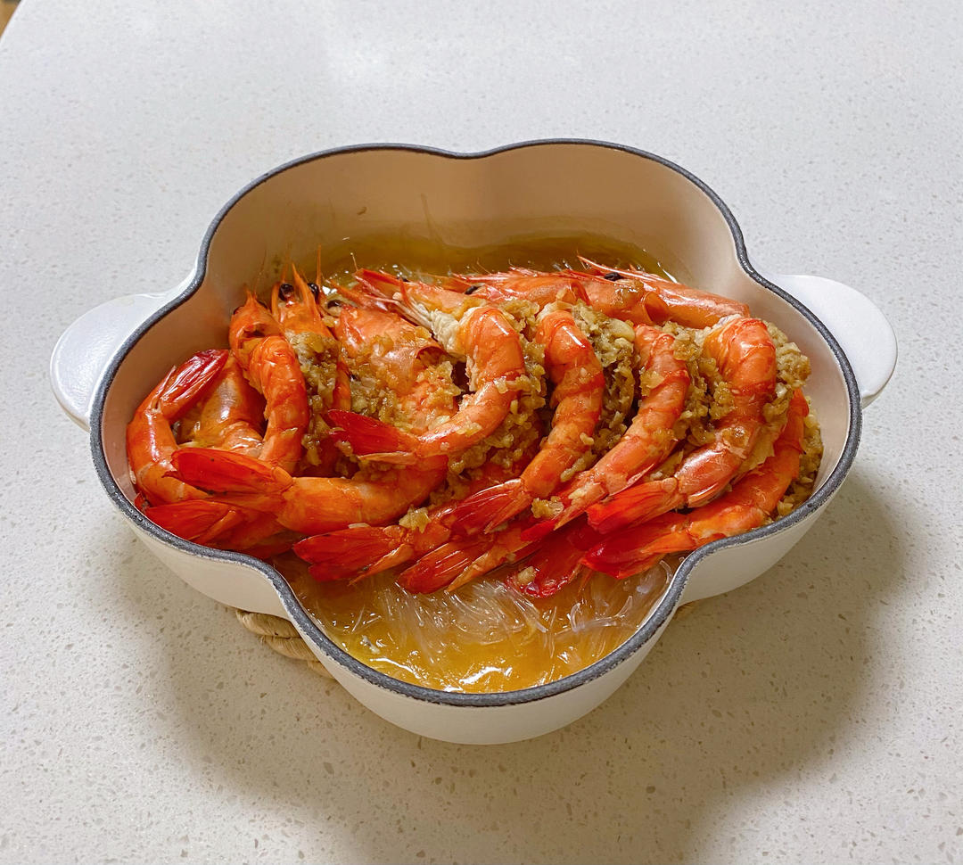 蒜蓉蒸虾