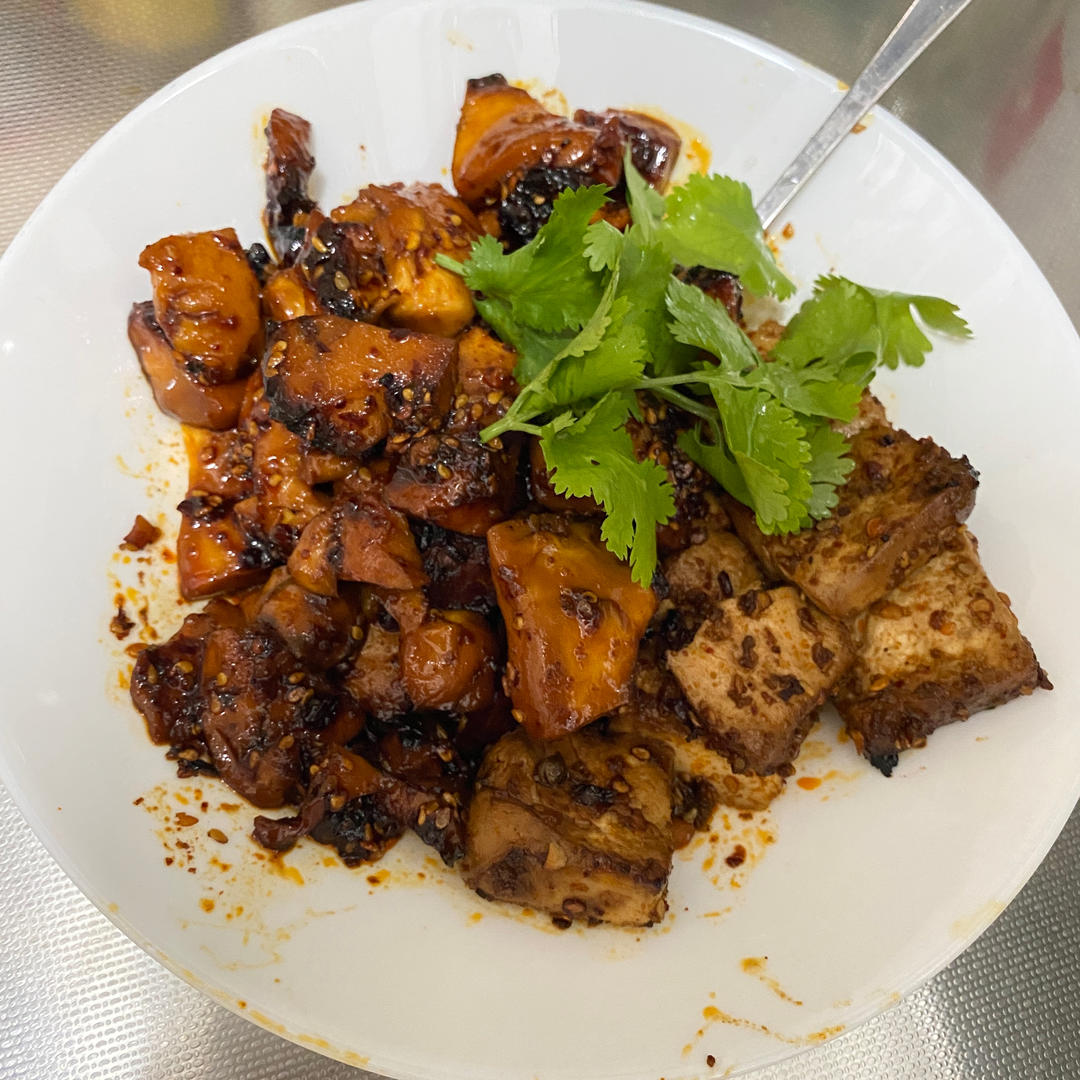 空气炸锅第一弹之豆腐