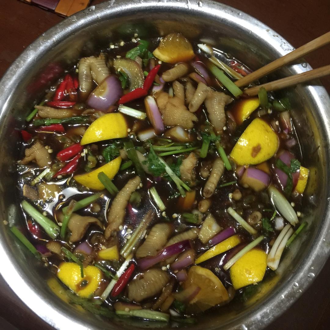 抖音网红百香果柠檬凤爪