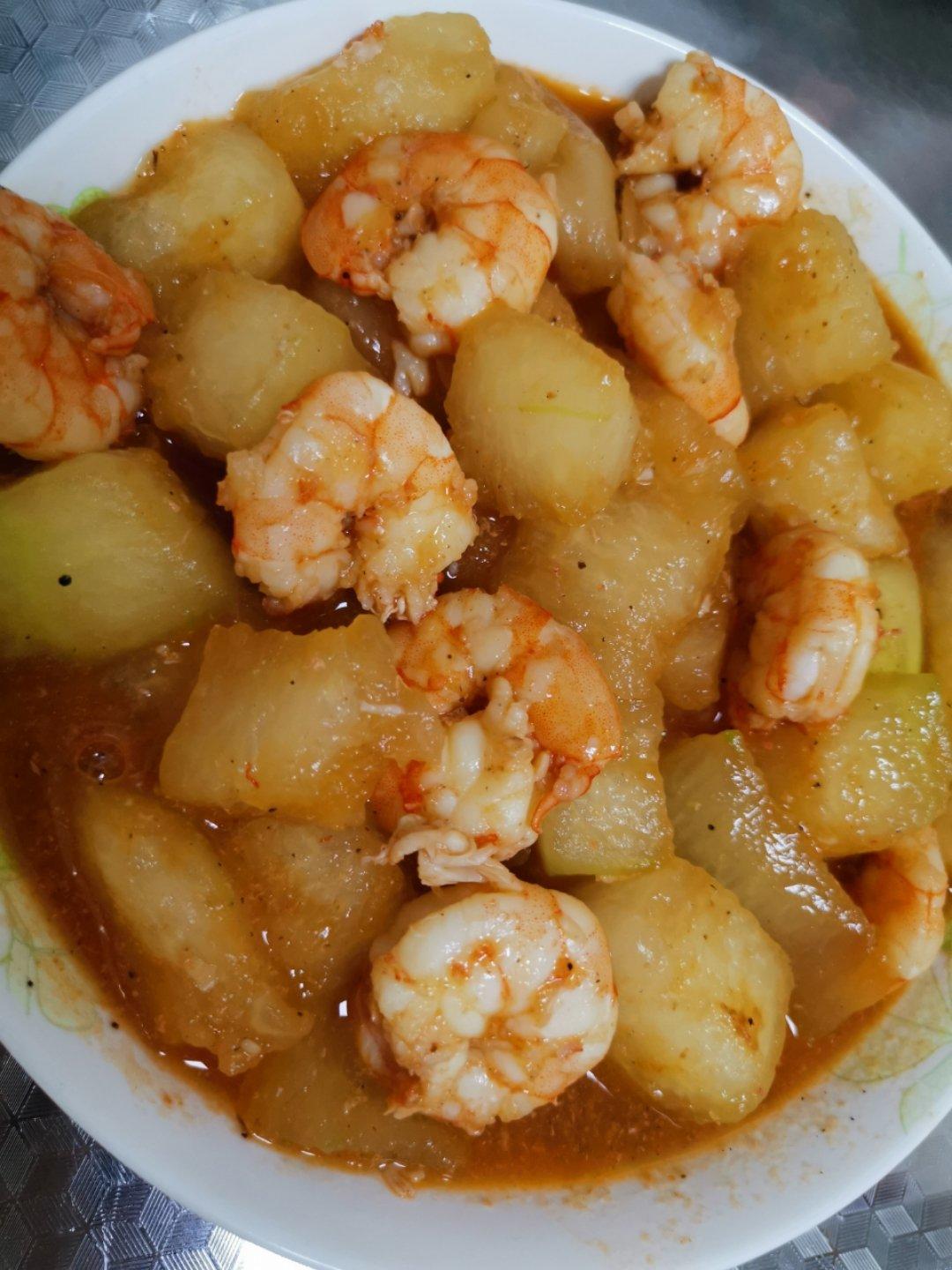 虾仁烧冬瓜「低脂又下饭」