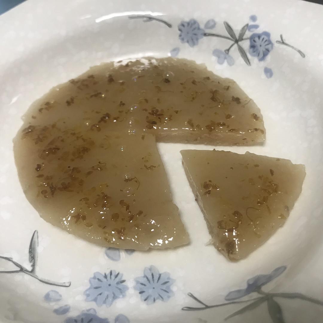 藕粉桂花糖糕