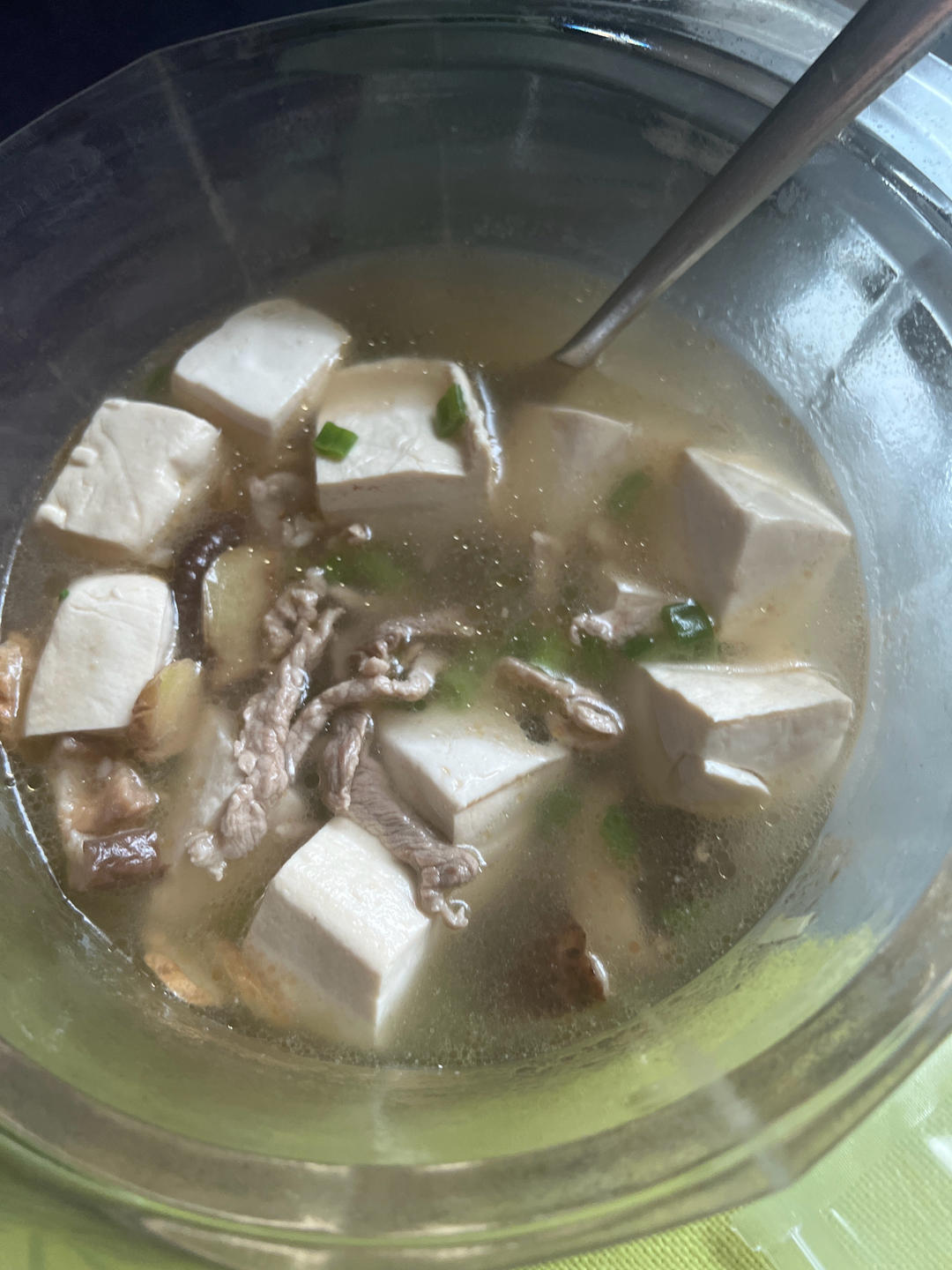 豆腐肉丝汤