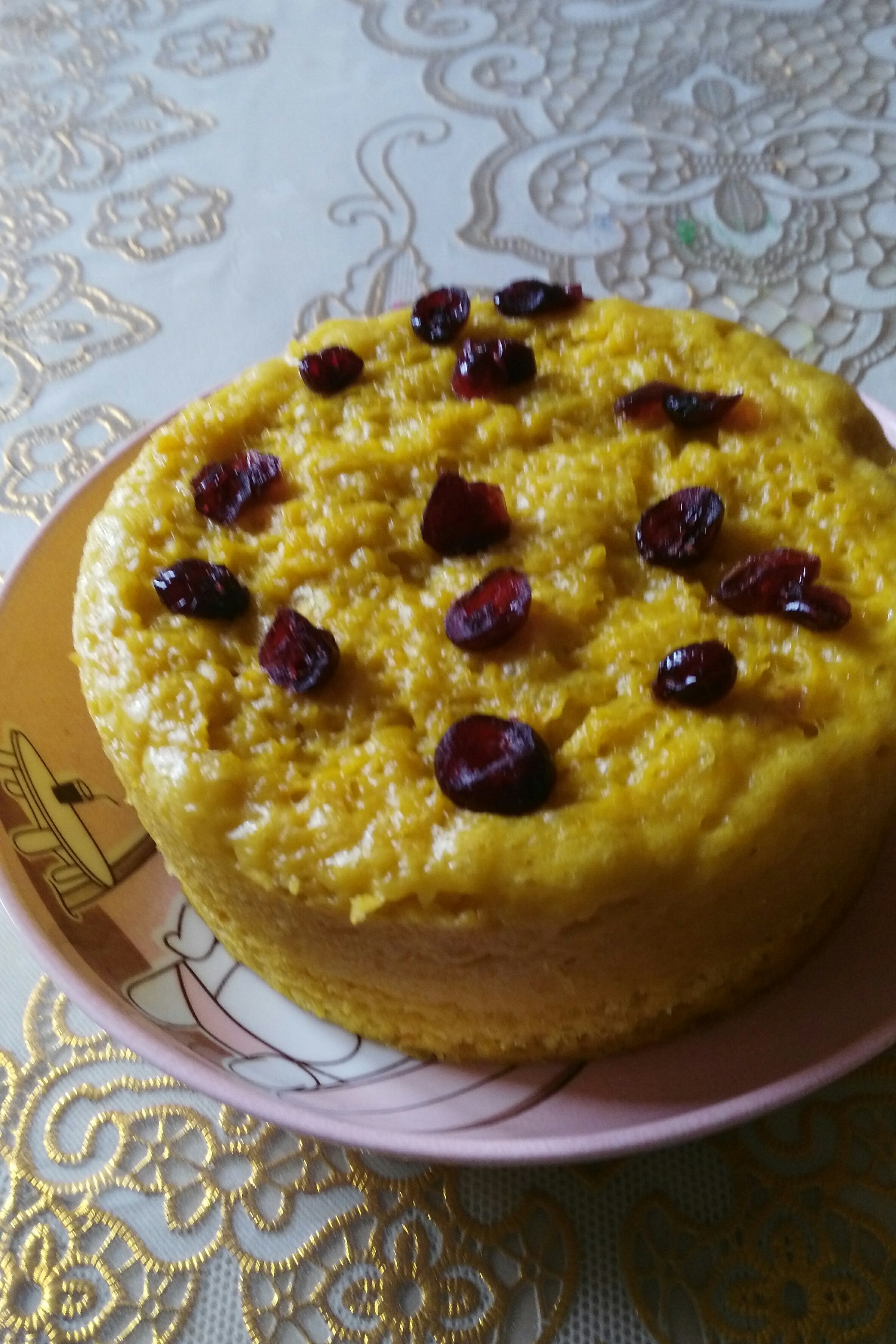 南瓜发糕 Steamed Pumpkin Cake