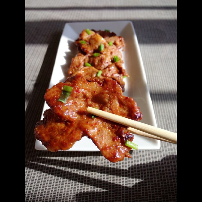 香煎梅花肉