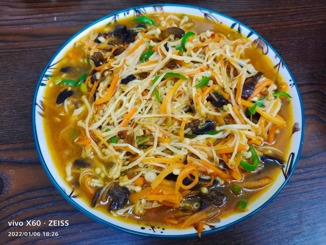 鱼香金针菇