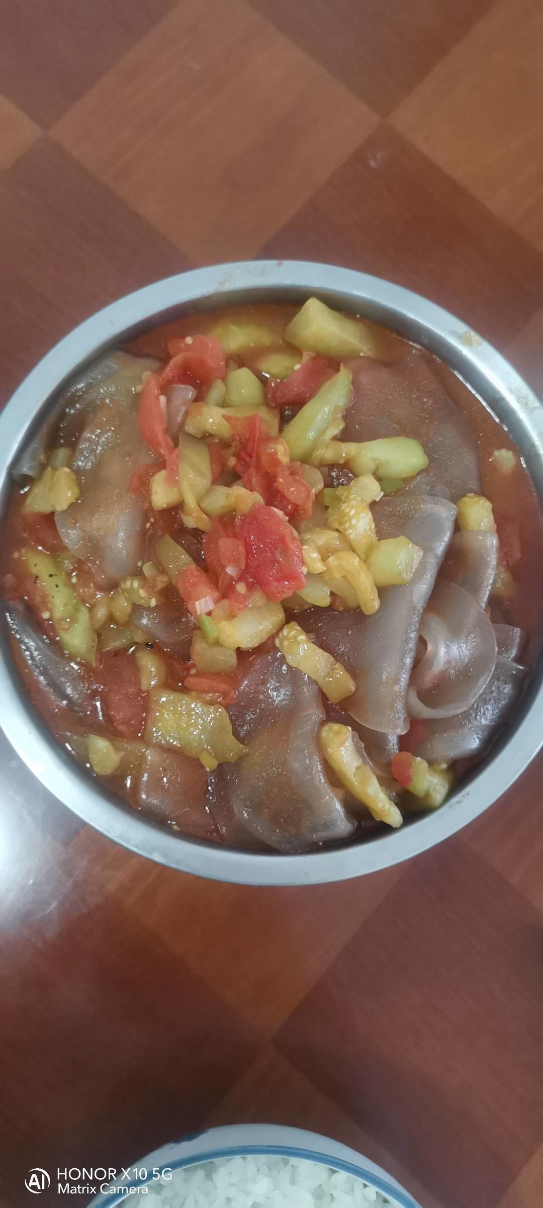 下饭菜～～西红柿炒茄子