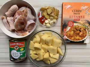 咖喱鸡🍛南洋风味！（食材简单快手美味）的做法 步骤1