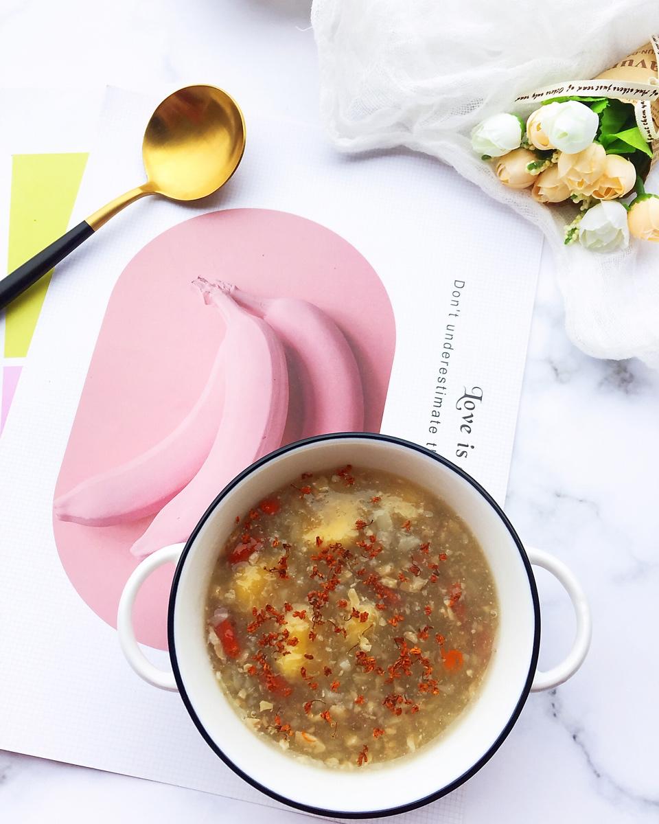 香蕉核桃马蹄甜羹