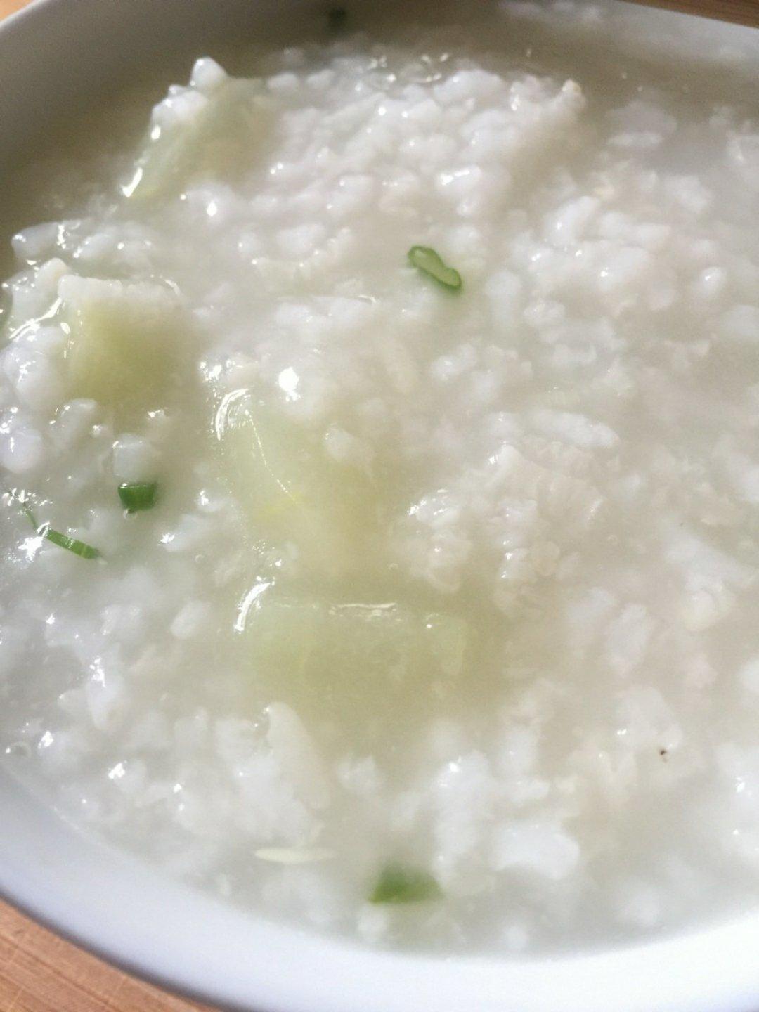 黄瓜小葱猪油粥