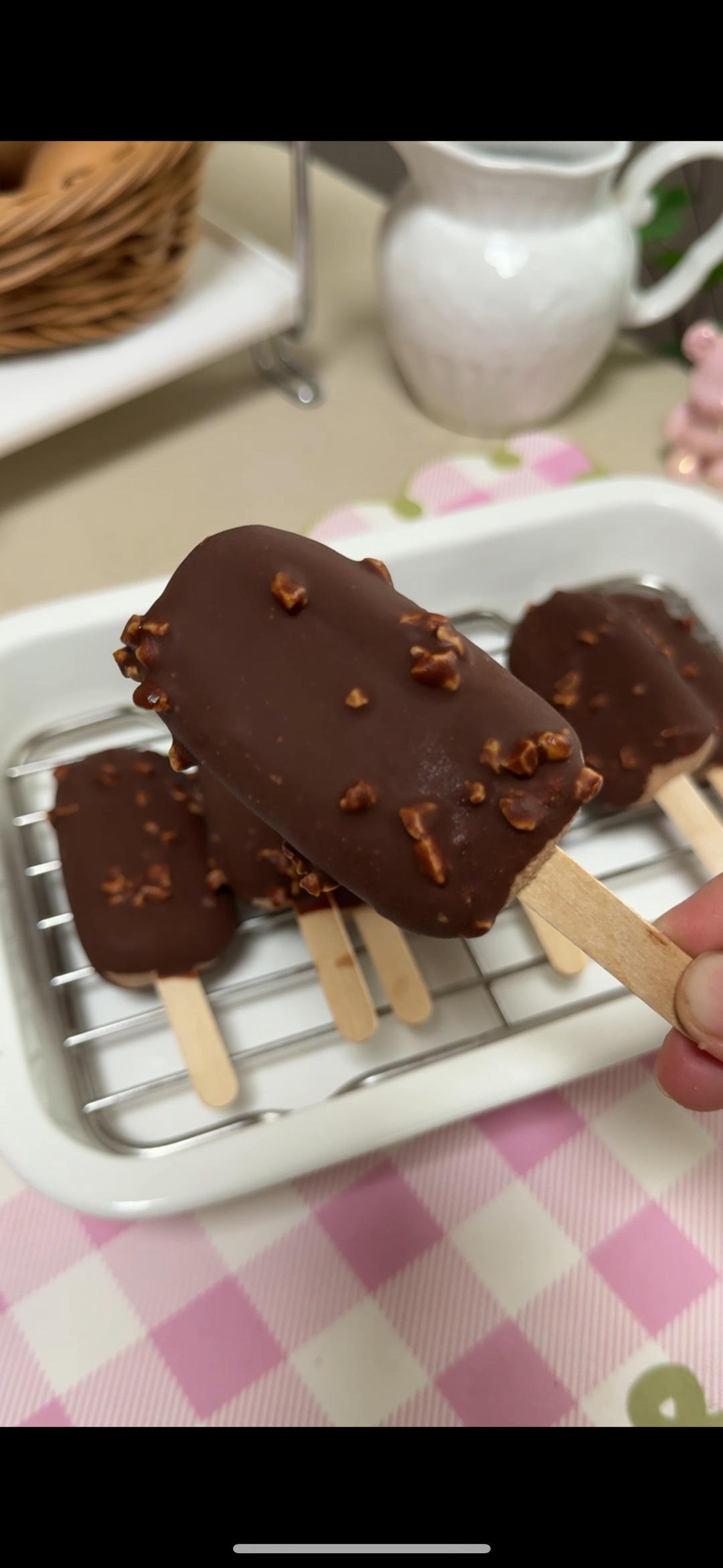 巧克力脆皮冰淇淋/细腻顺滑/味道浓郁