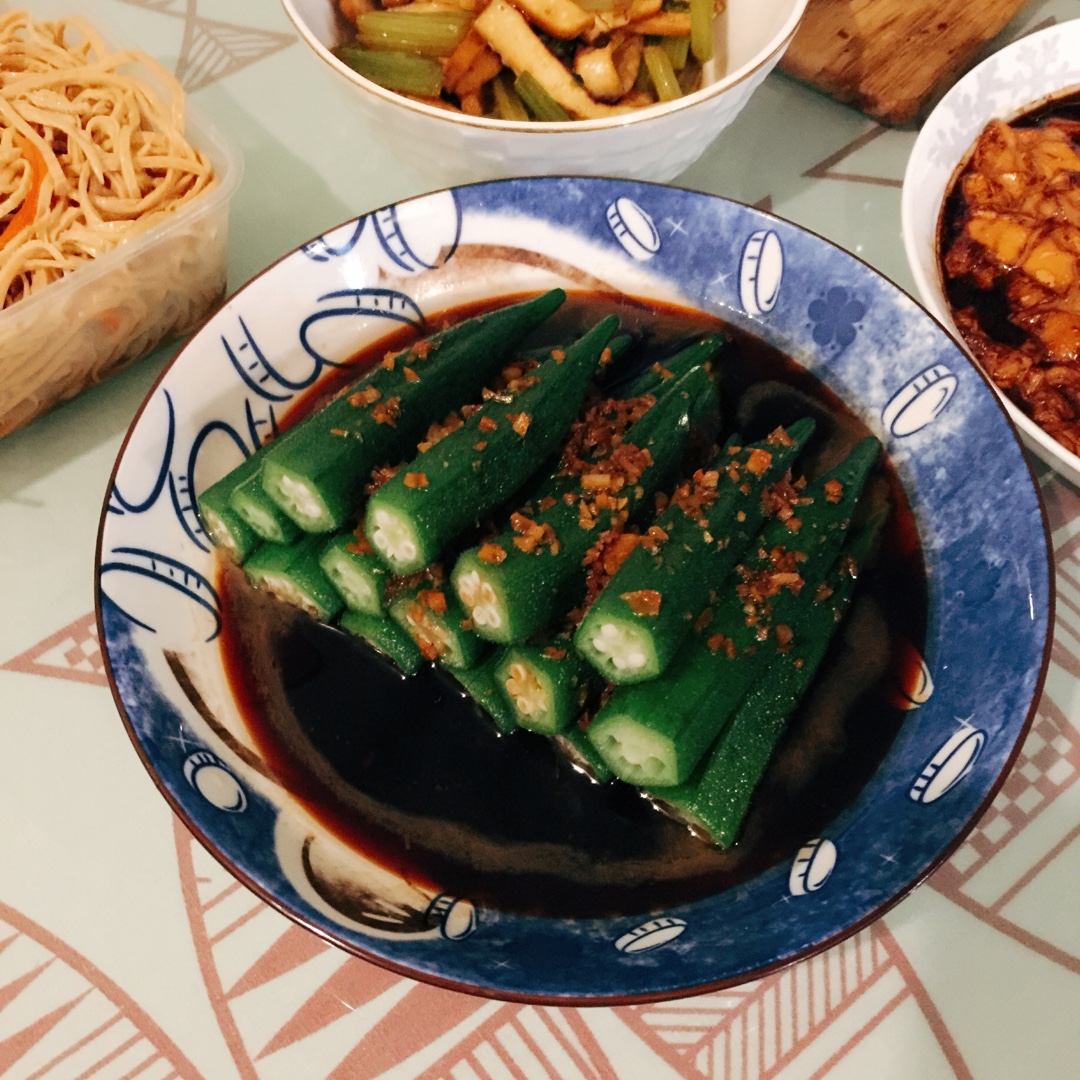 蒜蓉秋葵