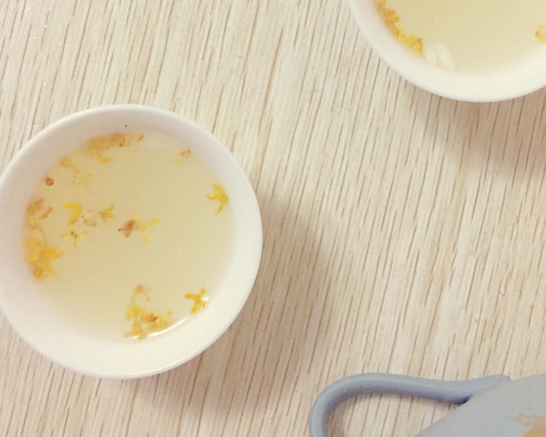 【桂花米酒饮】的做法