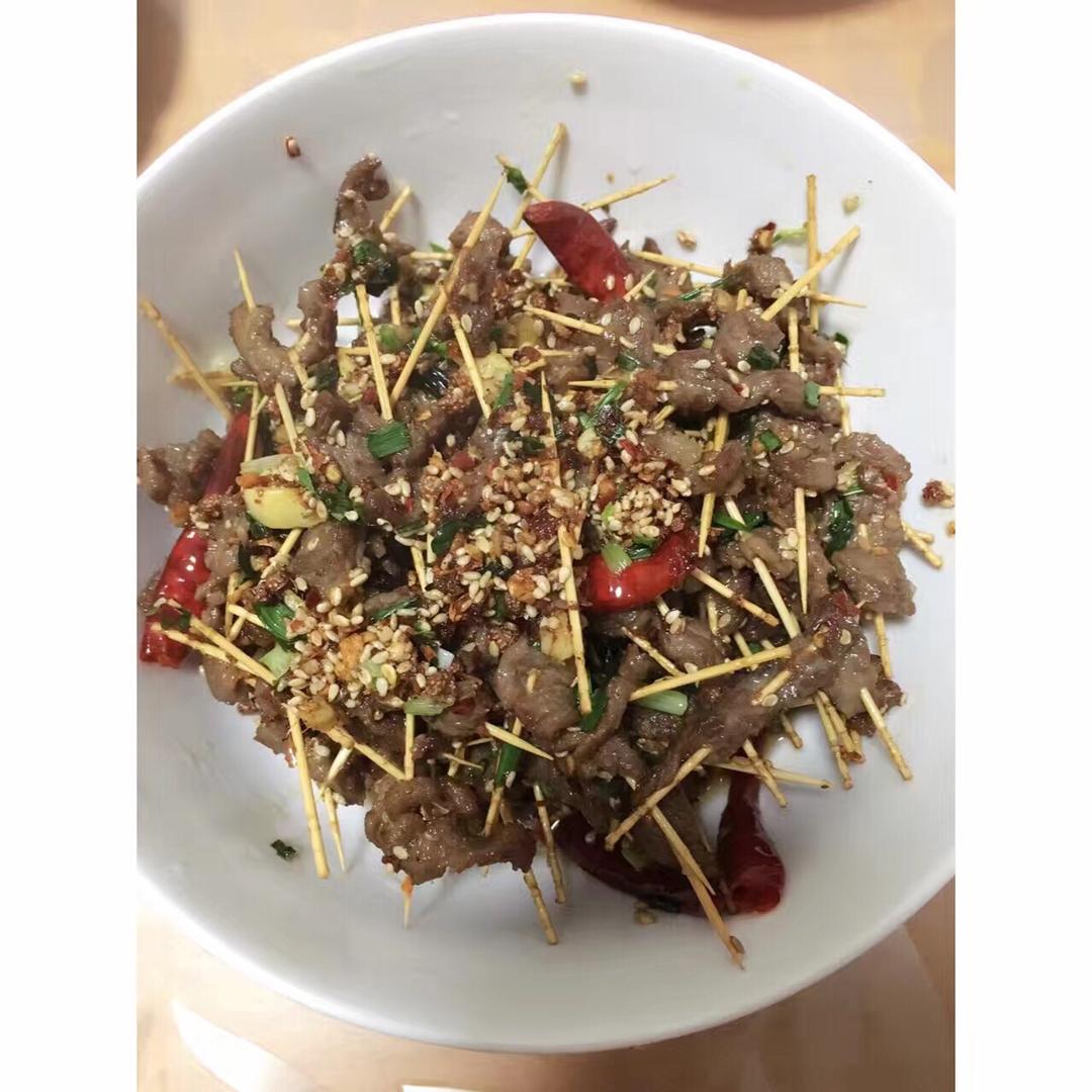 牙签牛肉 道地湖南味