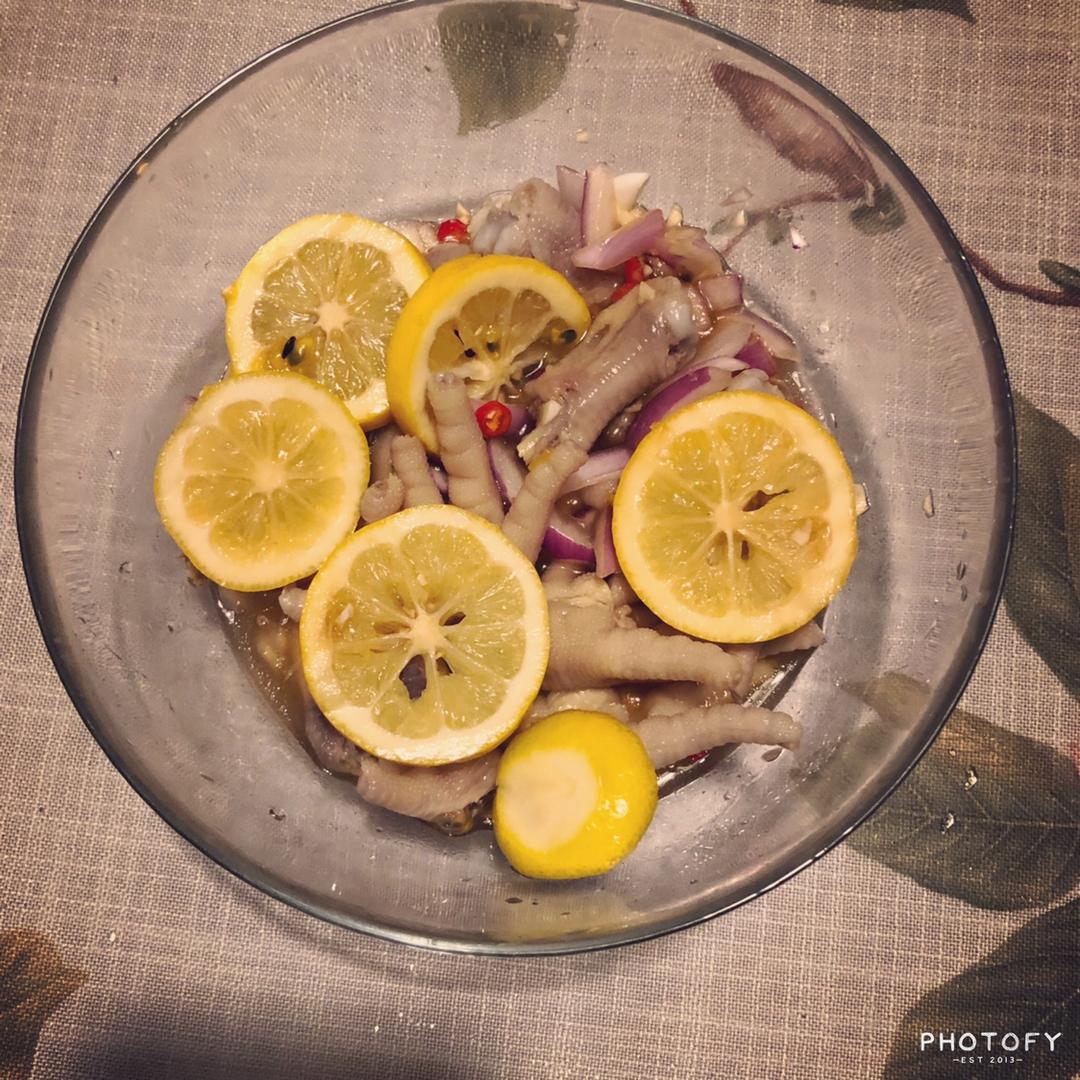 酸酸甜甜，佐菜or小零食之柠檬🍋百香果泡爪