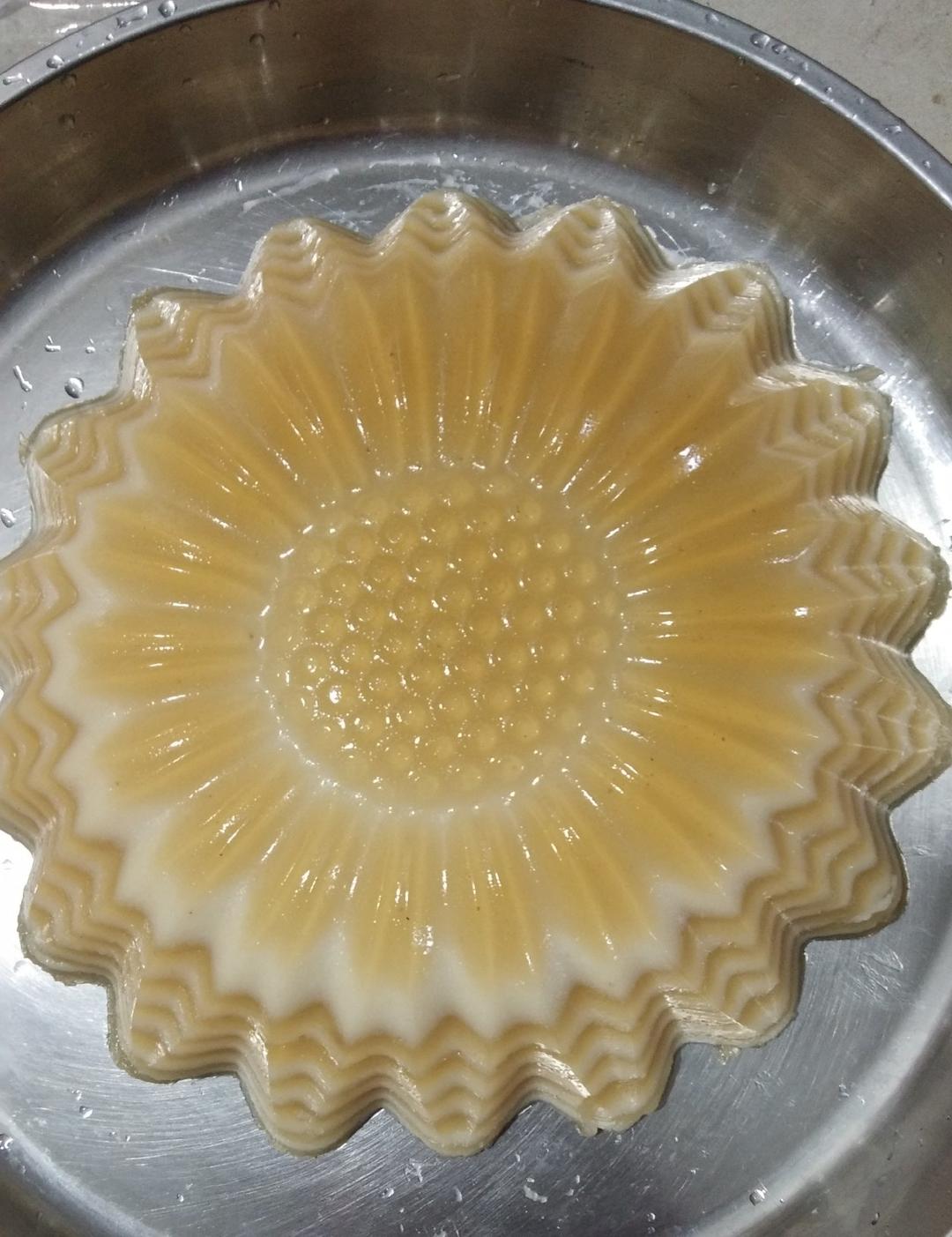 桂花椰汁千层糕(马蹄糕)