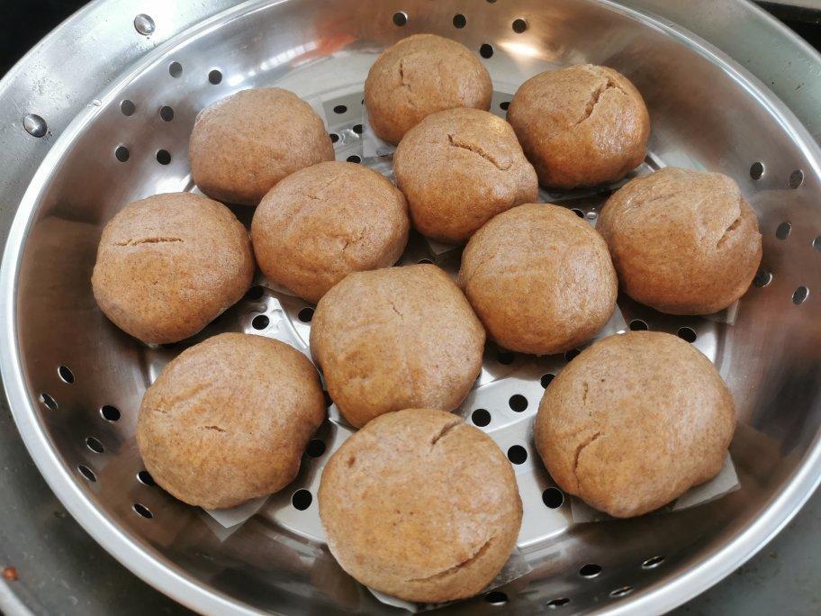 有着面包口感的红糖馒头（一次发酵）