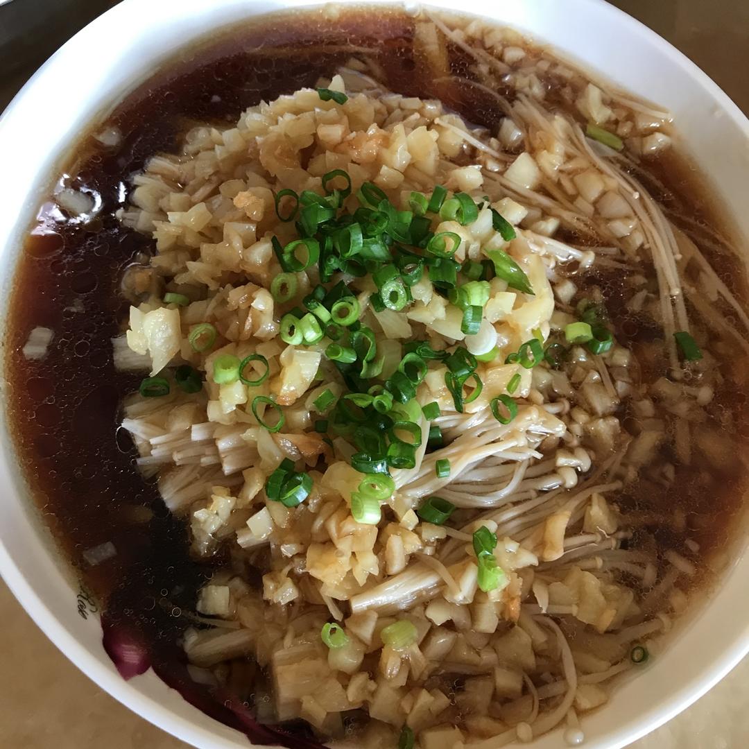 蒜蓉蒸金针菇