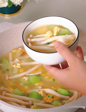补钙健骨汤|虾皮丝瓜汤的做法 步骤13