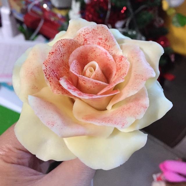 巧克力玫瑰花的做法