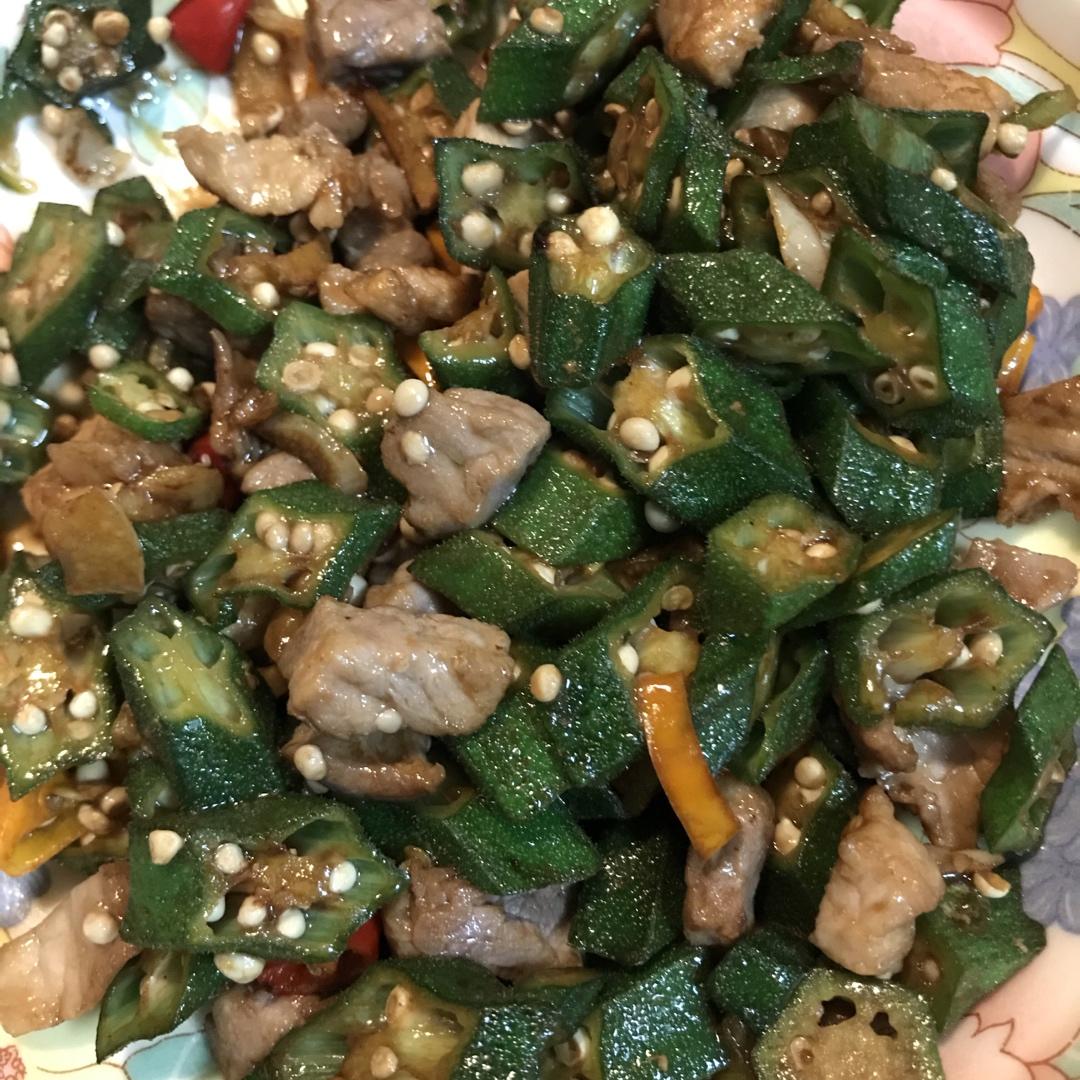 秋葵炒肉(超下饭！)