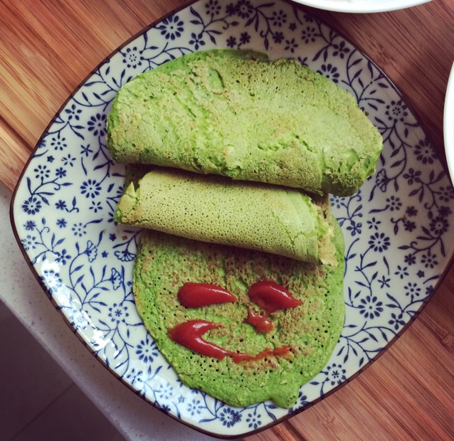 青菜煎饼