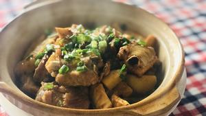 鸡块排骨炖土豆冬笋的做法 步骤9