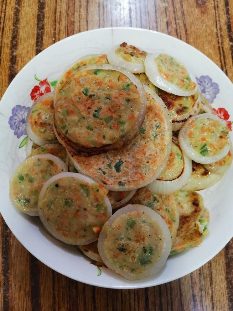 洋葱圈小饼的做法