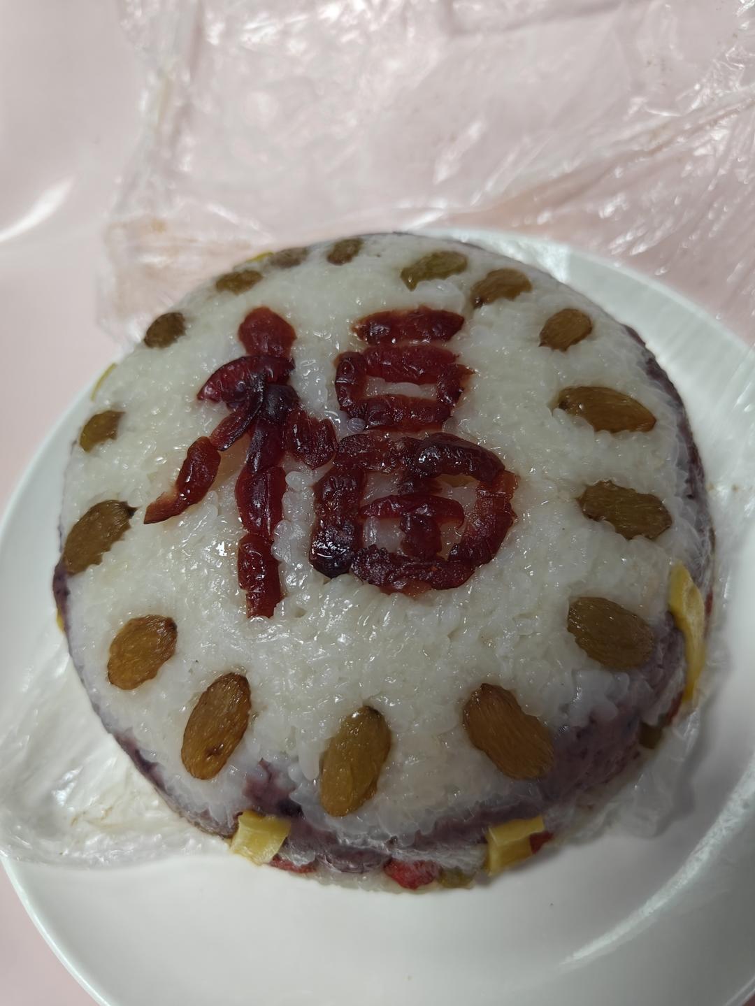 【猪油夹沙八宝饭】古法蒸糯米