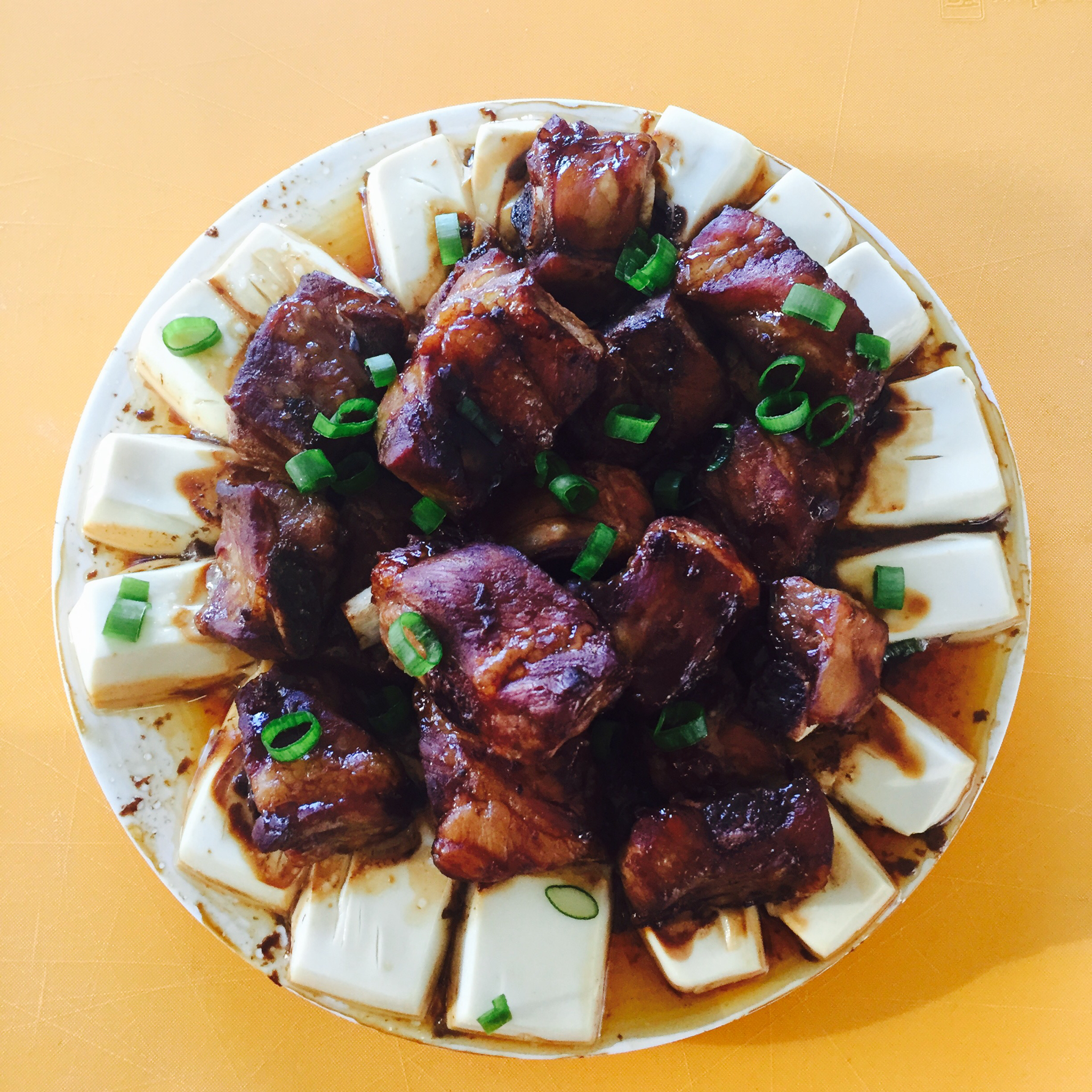 排骨蒸豆腐