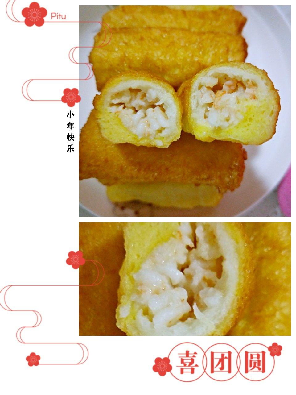 鲜虾吐司卷
