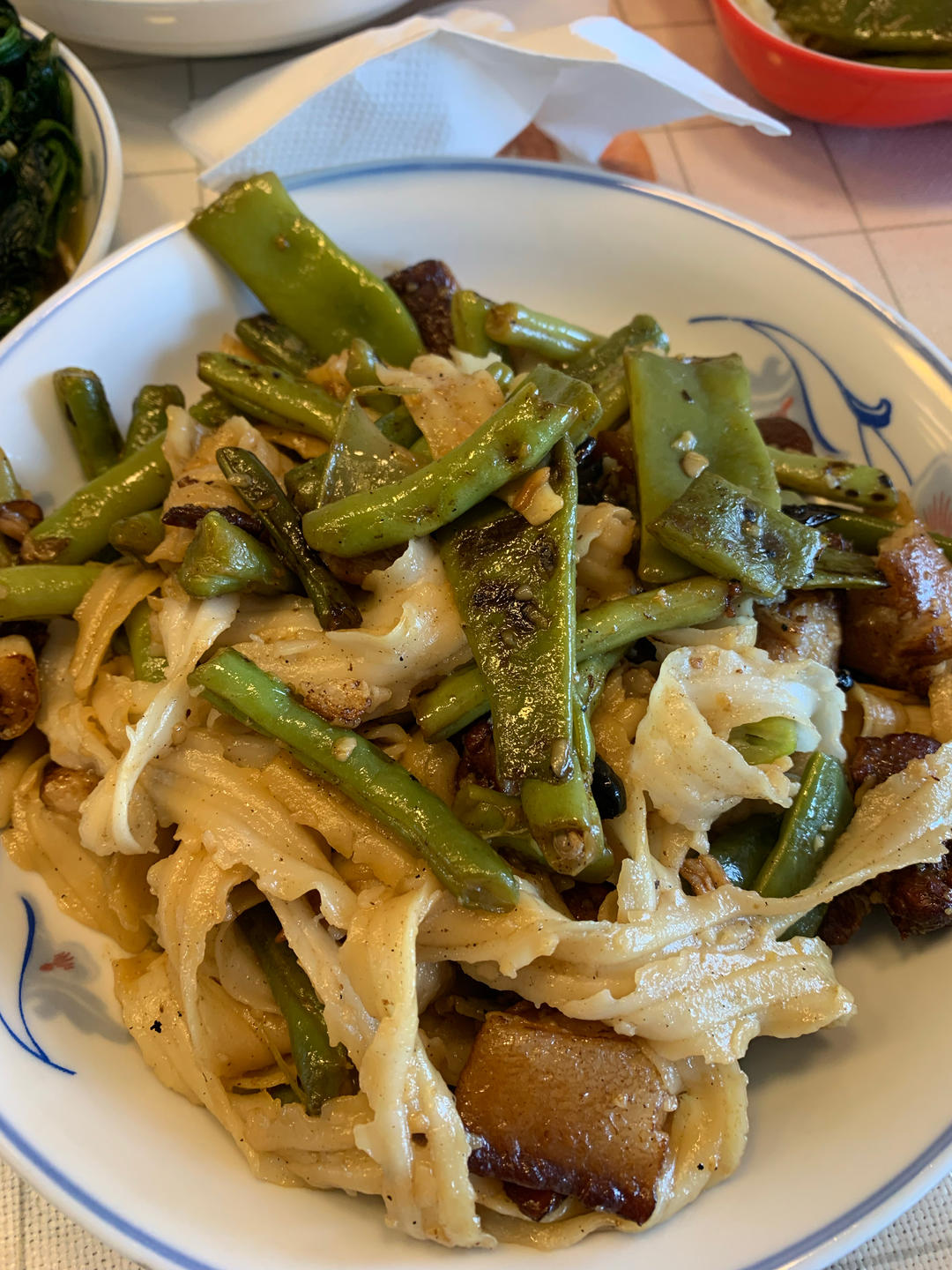 豆角焖面