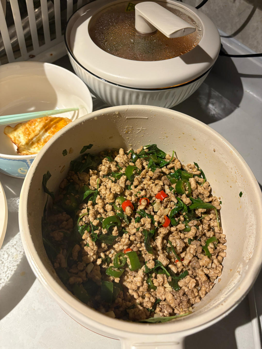 泰式打抛牛肉/猪肉碎饭