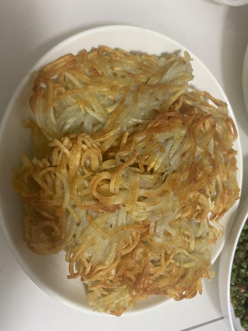 超级黄金酥香土豆丝饼