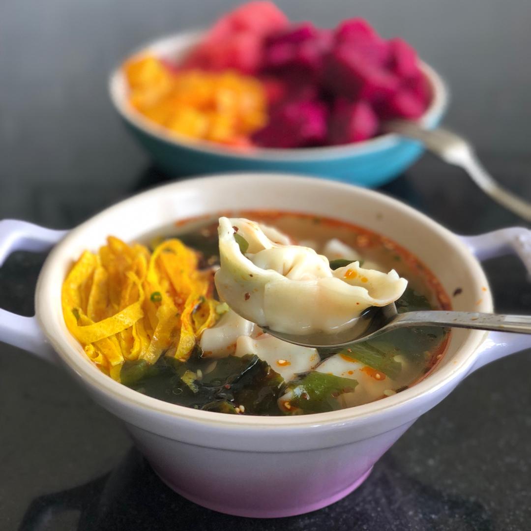 虾油四鲜馄饨！（含薄如纸馄饨皮大法）