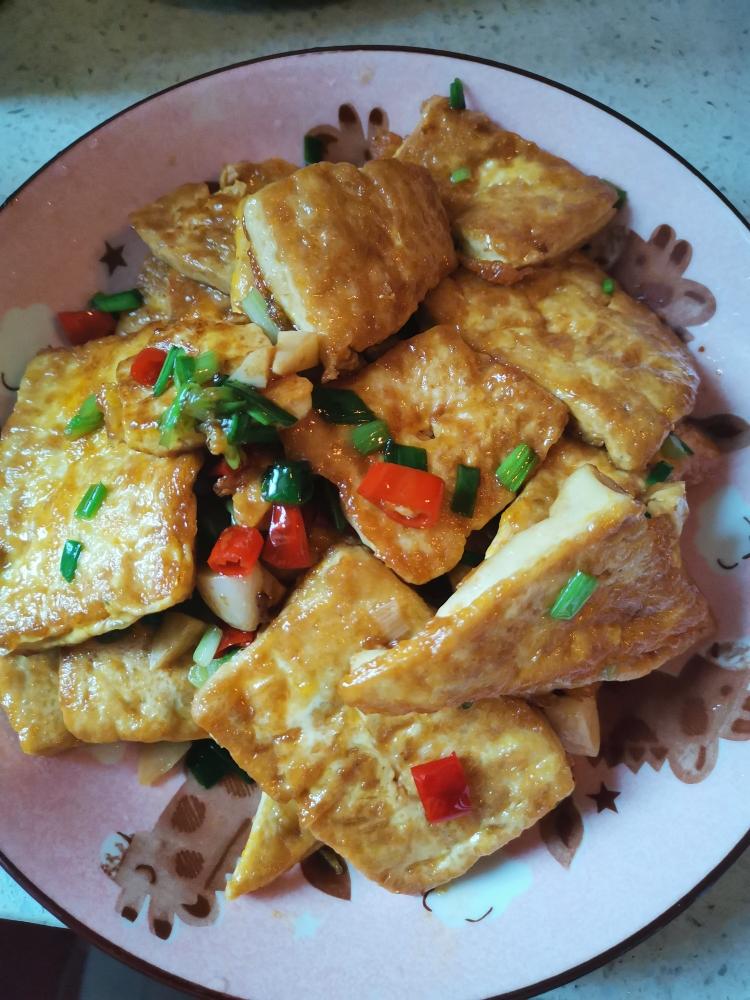 【香煎豆腐的做法步骤图,香煎豆腐怎么做好吃】爱做梦的dog_下厨房