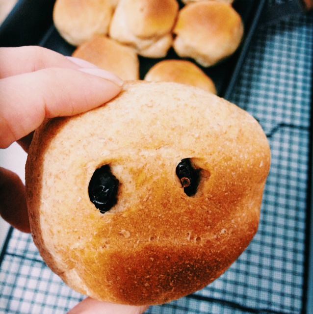 蔓越莓全麦黑糖面包