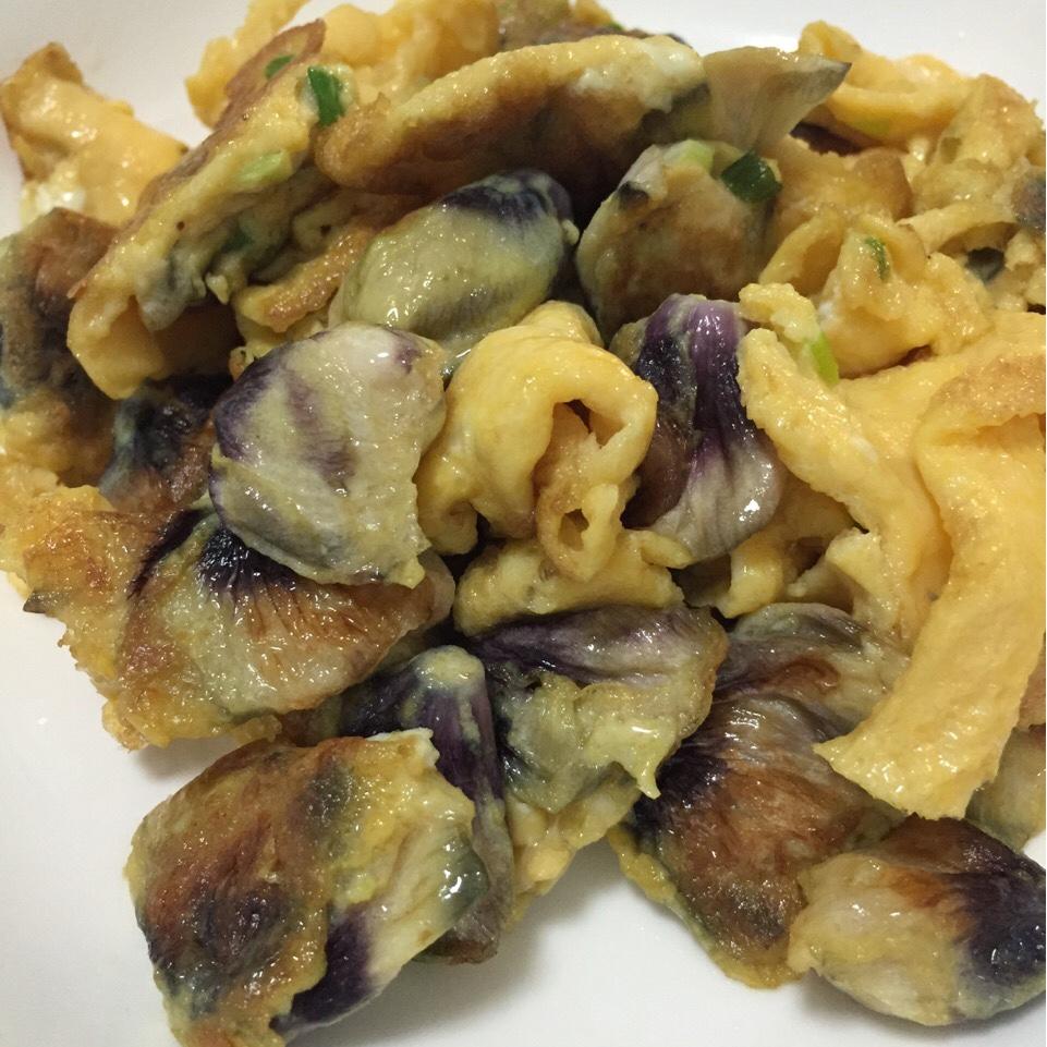 木槿花炒鸡蛋