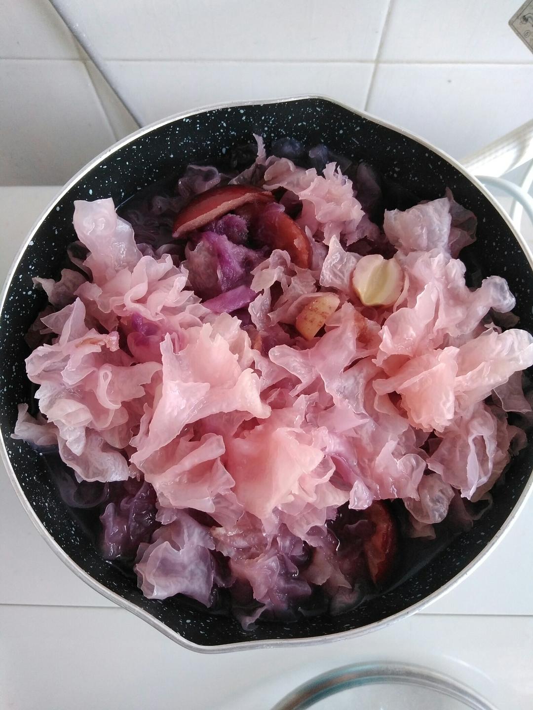 宿舍小锅，紫薯银耳
