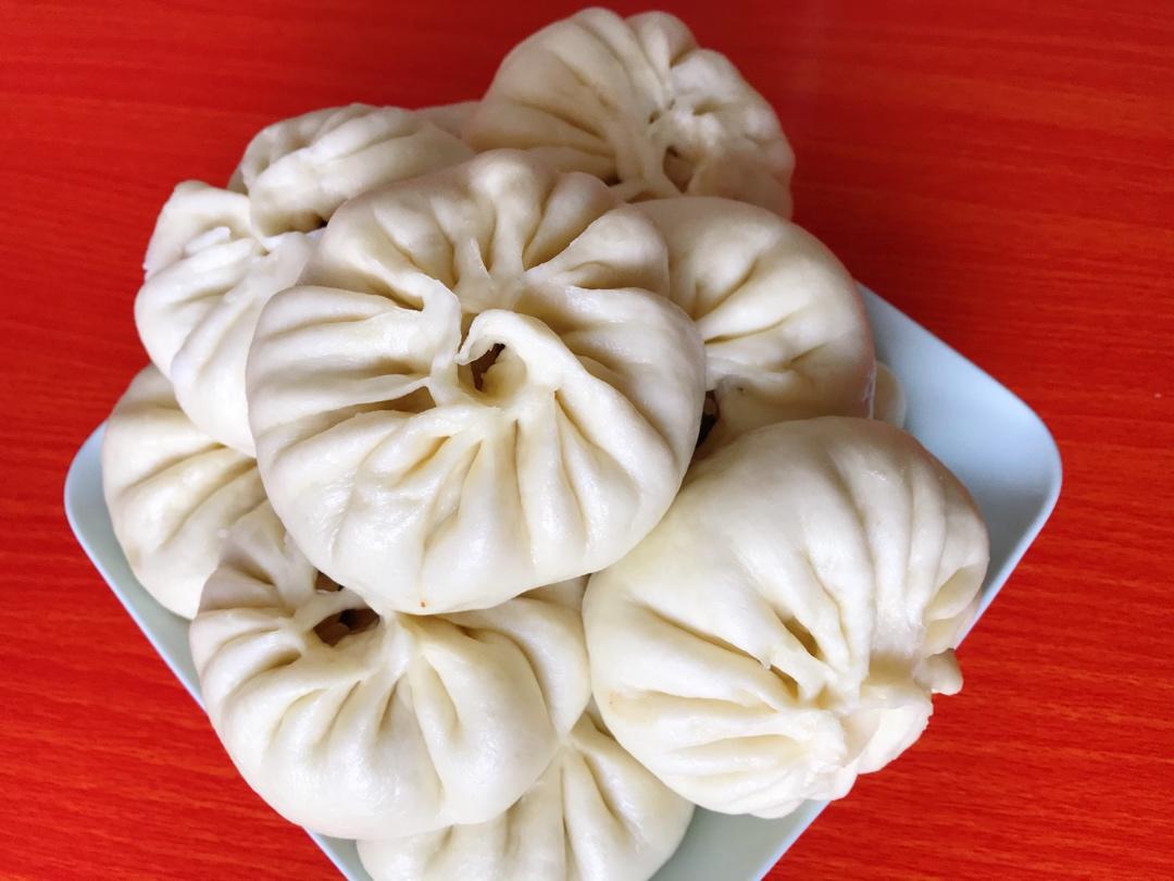白菜粉条肉包子•胶东手切